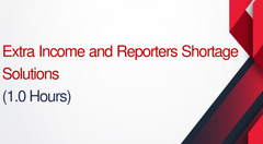 Extra Income and Reporter Shortage Solutions