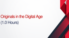 Originals in the Digital Age